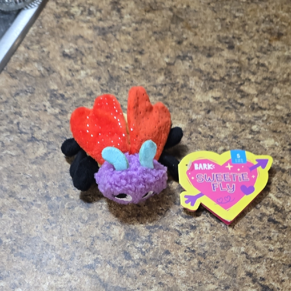Bark Sweetie Fly Plush with Red and Purple Size Small 0-20 Pounds NWT